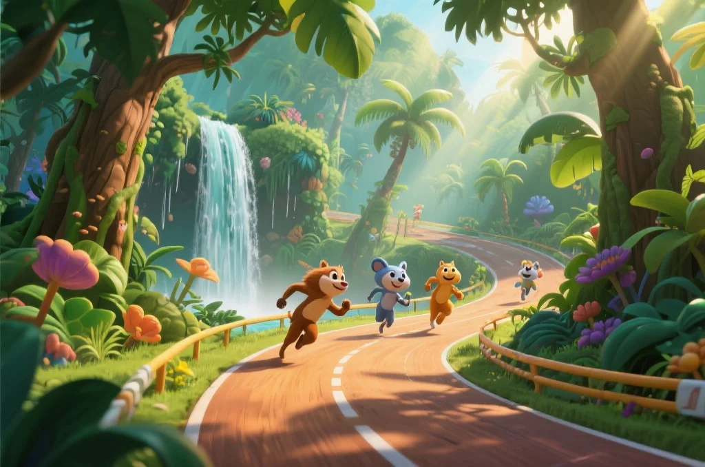 探索神秘雨林,挑战未知赛道!